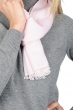 Cashmere & Zijde accessoires sjaals scarva licht roze 170x25cm